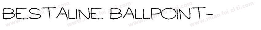 Bestaline Ballpoint字体转换